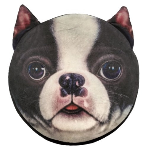 3D Dog Lovers Cushion | Kids Velvet Animal Shape Soft Decorative Pillow