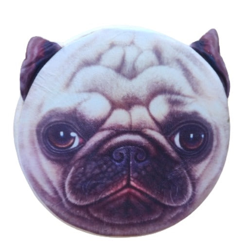 3D Dog Lovers Cushion | Kids Soft Velvet Animal Shape Huggable Cushion