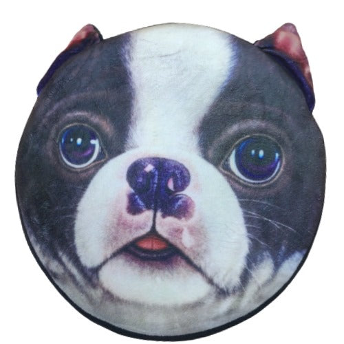 3D Dog Lovers Cushion | Kids Velvet Animal Shape Soft Decorative Pillow