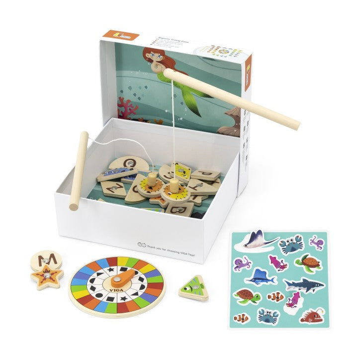 Magnetic Fishing Game | Kids Educational Sea Animal Catching Toy Set