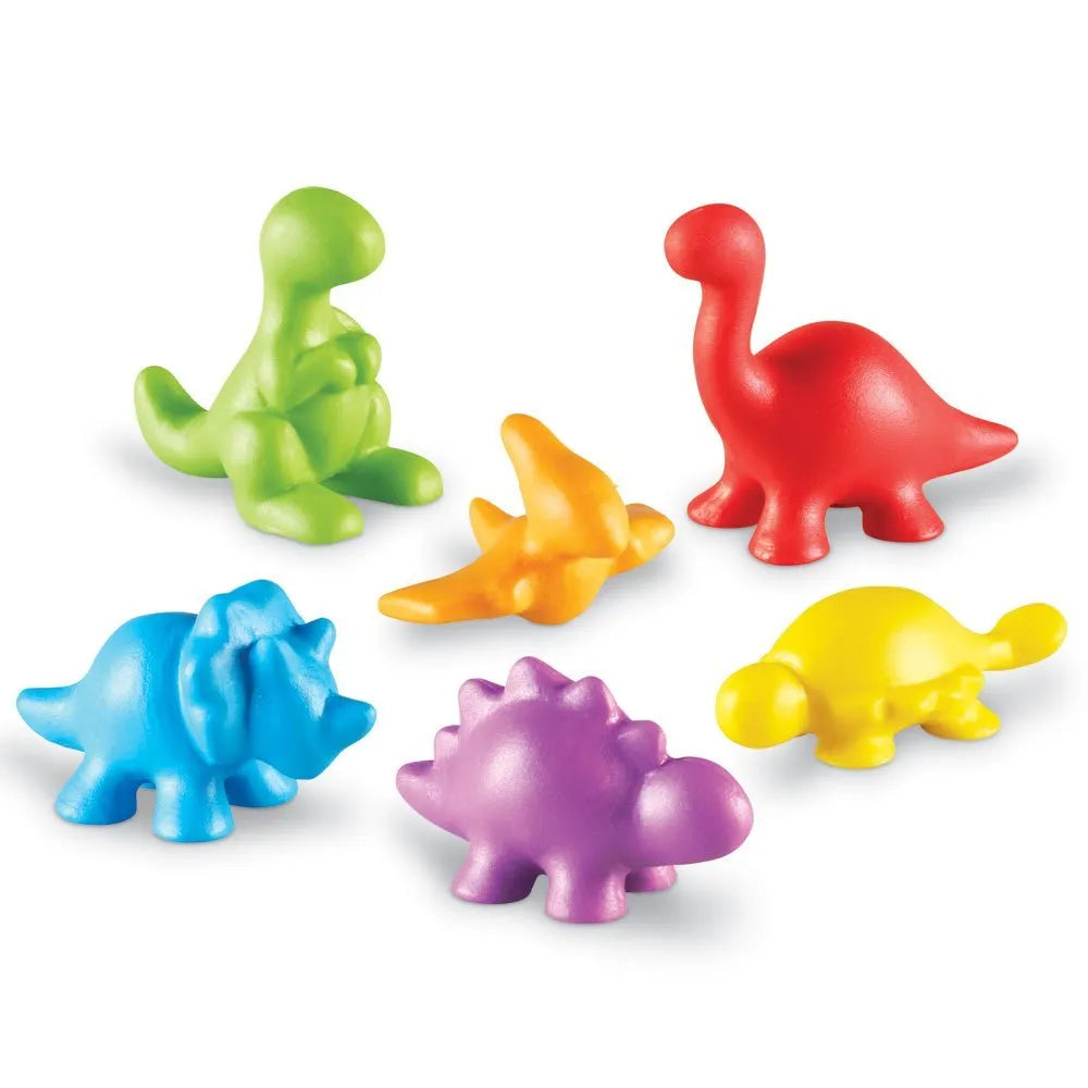 Back in Time Dinosaur Counters | 72 Pcs Math Counting & Sorting Educational Toy