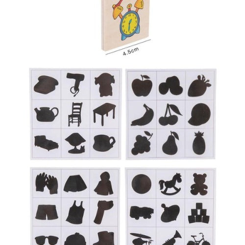 Shadow Paired Cards | Kids Educational Matching & Visual Logic Learning Game