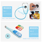 Medical Check Up Kit Doctor Set | Kids Wooden Pretend Play Educational Toy