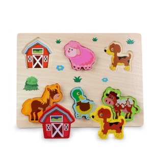 Wooden Puzzles Set of 5 | Kids Educational Fine Motor & Learning Puzzle Toys