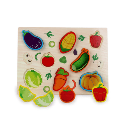 Wooden Puzzles Set of 5 | Kids Educational Fine Motor & Learning Puzzle Toys