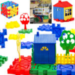Giant Interlocking House Building Block 45 Pcs | Kids STEM Creative Construction Toy Set