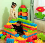 Mega Star Jumbo Building Block 45 Pcs | Large Life Size Kids Construction Toy Set