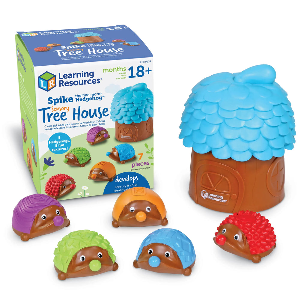 Spike Fine Motor Hedgehog Sensory Tree House | Kids Sensory Learning Toy Set