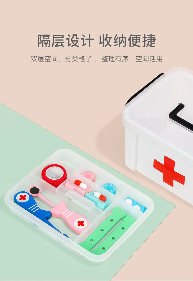 Medical Kit with Pill Box 20 Pcs | Kids Doctor Pretend Play Set Educational Toy