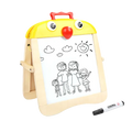 Portable Chick Easel | Kids Magnetic Blackboard & Whiteboard Learning Easel