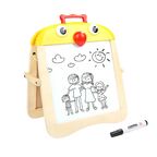 Portable Chick Easel | Kids Magnetic Blackboard & Whiteboard Learning Easel