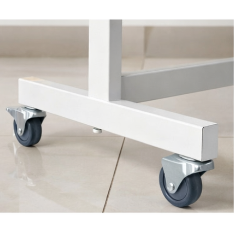 Double-Sided Medium Magnetic Whiteboard with Wheels