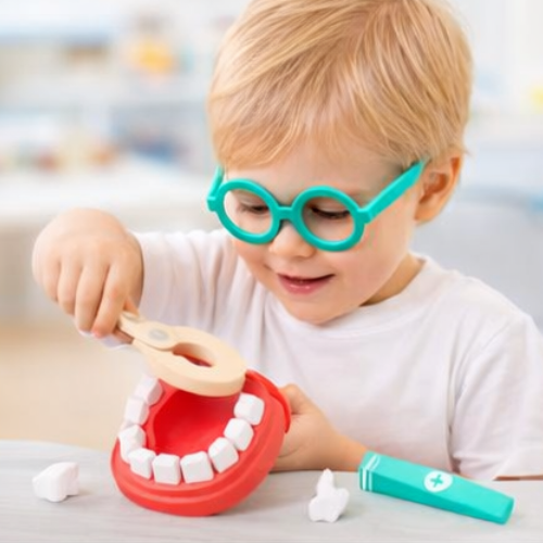 Dentist Check Teeth Doctor Simulation Funny Educational Toys For Children Kids