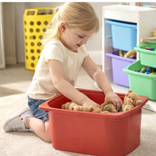 Classroom Storage Bin Unit | Kids Toy Organizer Rack for School & Preschool