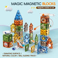 Magic Magnetic Blocks Marble Run Set 156 Pcs | STEM Building Toy for Kids