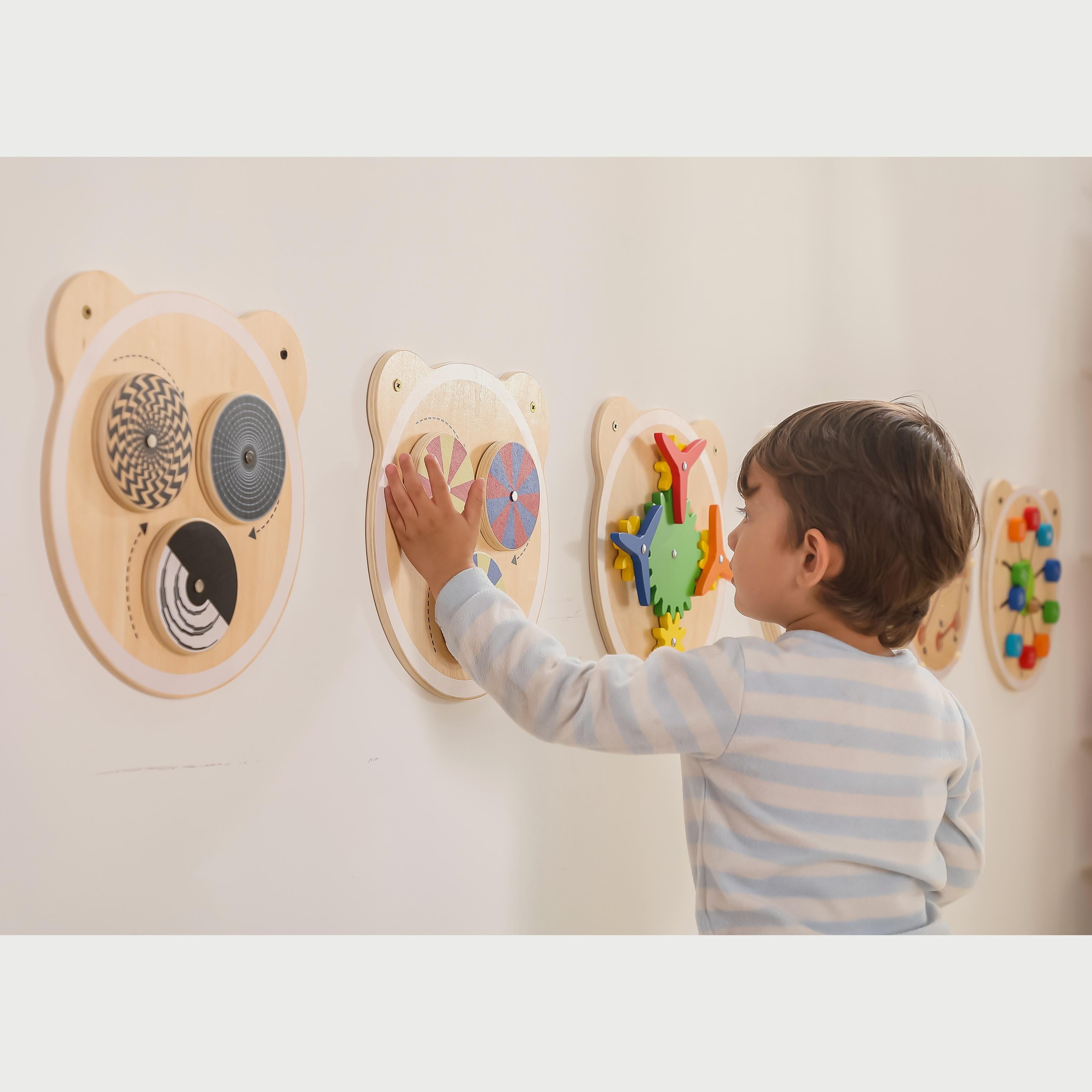 Wall Toy Spinning Points | Montessori Sensory Wall Toy for Kids 18M+