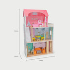 Big Fancy Doll House | 3-Story Wooden Dollhouse with Elevator for Kids