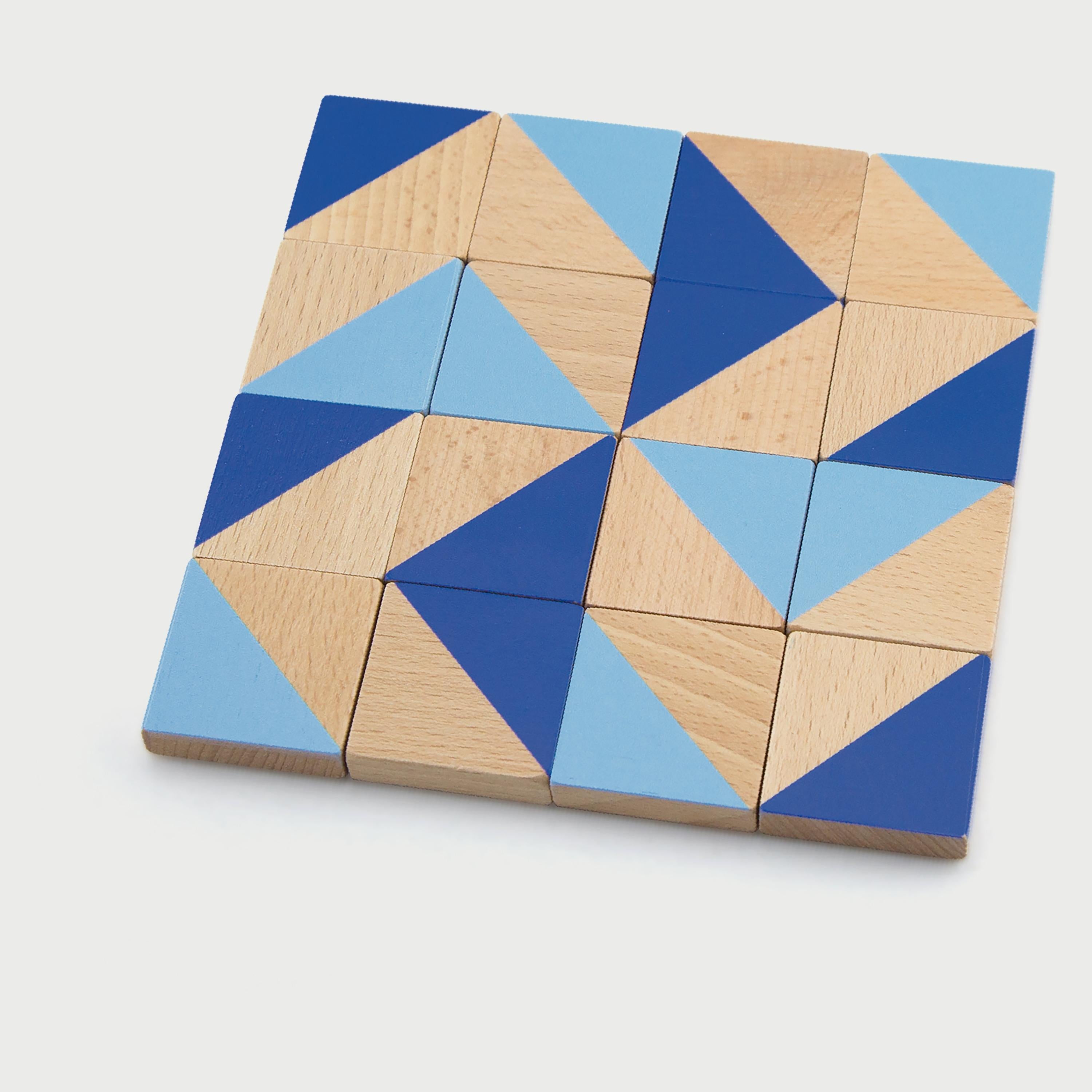 Magnetic Visual Blocks 40 Pcs | Montessori Tangram Puzzle Learning Toy for Kids 3+