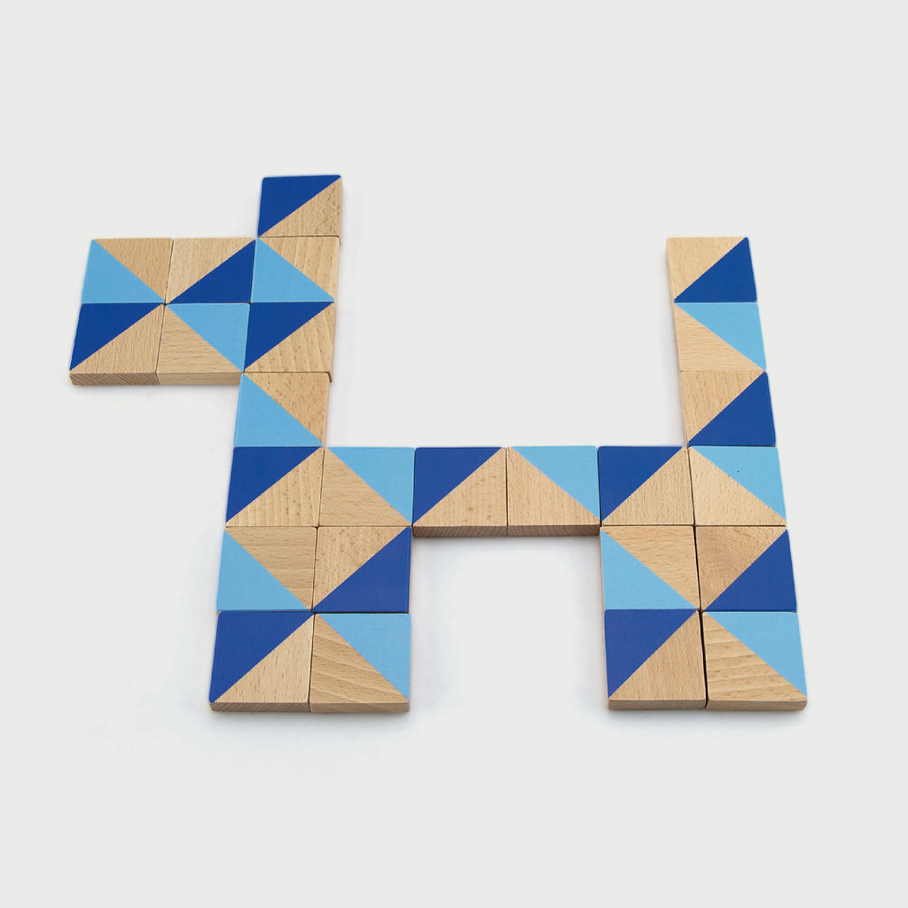 Magnetic Visual Blocks 40 Pcs | Montessori Tangram Puzzle Learning Toy for Kids 3+