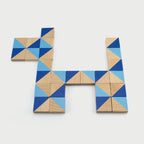 Magnetic Visual Blocks 40 Pcs | Montessori Tangram Puzzle Learning Toy for Kids 3+