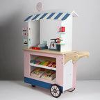 Simulation Supermarket Grocery Cart Stand | Kids Fruits & Vegetables Pretend Play Shop Toy