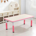 Multipurpose Adjustable Kids Table | Wooden Activity Study & Drawing Table for Ages 5–7