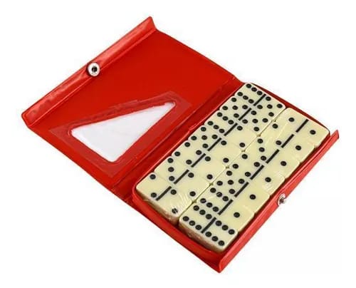 Domino Set 28 Pcs Portable Travel Suitcase | Classic Family Game