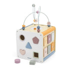 Wooden Activity Cube 8-in-1 | Montessori Motor Skills Learning Toy for Kids 18M+