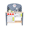 Little Chef Role Play Kitchen | Wooden Kids Cooking Pretend Playset for Toddlers