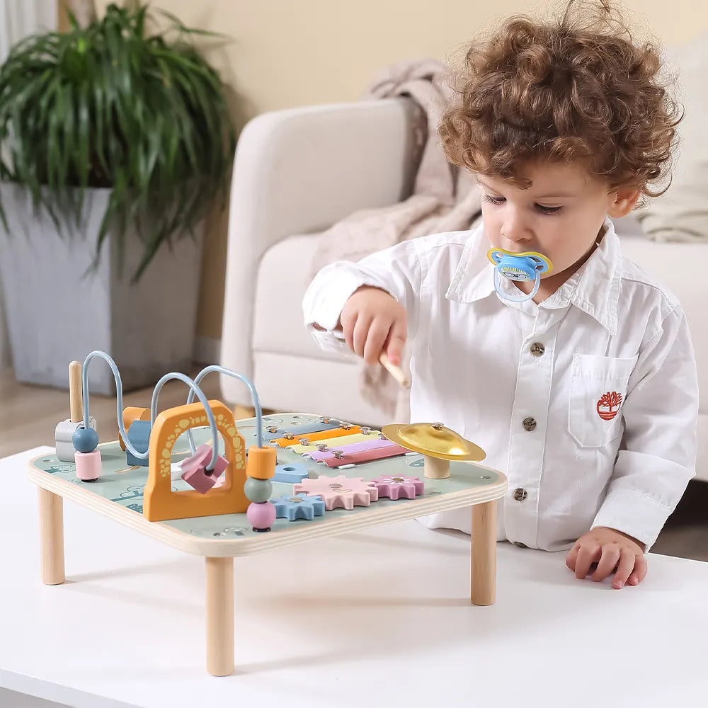 Multi Function Activity Table for Toddlers | Sensory Learning Busy Table 12M+