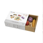 Wooden Cutting Vegetables Toy Set for Kids | Pretend Play Kitchen Cutting Board Set