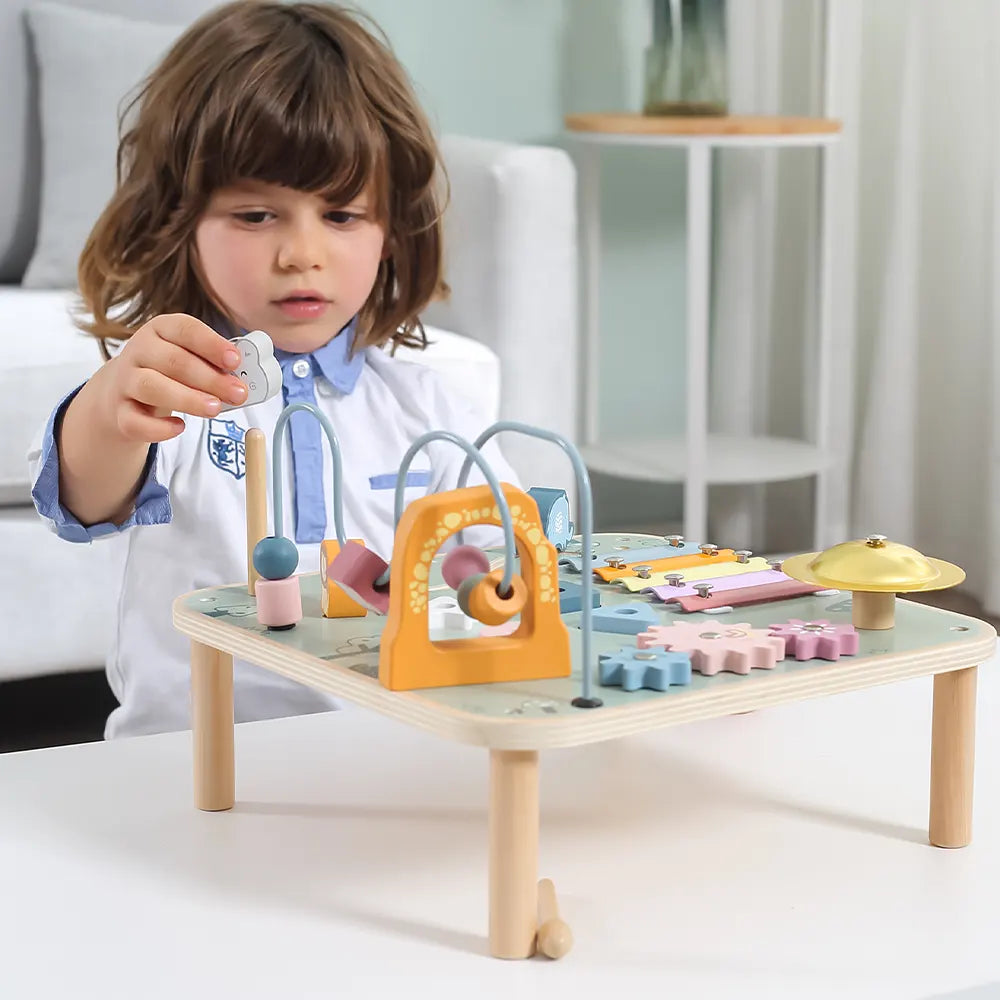 Multi Function Activity Table for Toddlers | Sensory Learning Busy Table 12M+