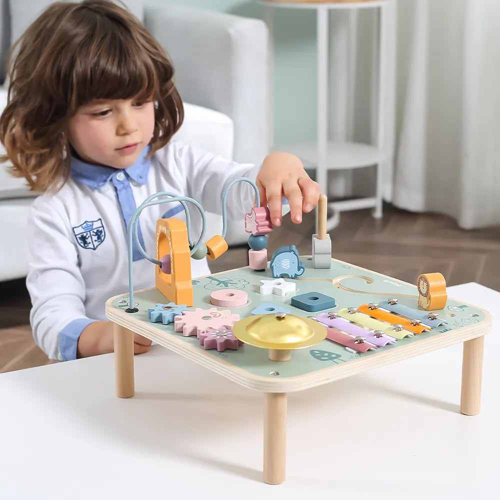 Multi Function Activity Table for Toddlers | Sensory Learning Busy Table 12M+