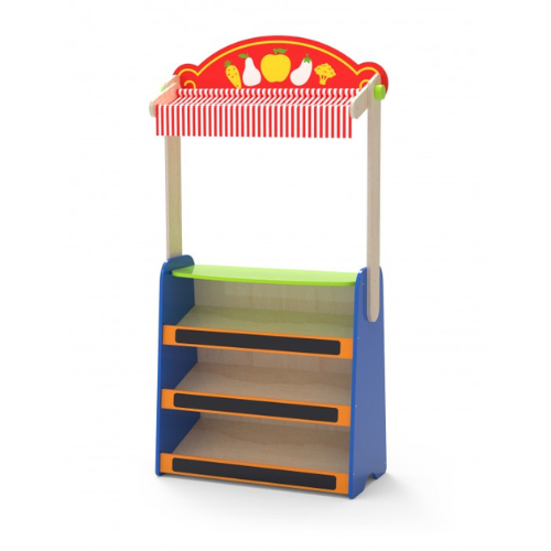 Theatre & Grocery Store Wooden Toy | 2-in-1 Pretend Play Shop & Stage for Kids