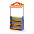 Theatre & Grocery Store Wooden Toy | 2-in-1 Pretend Play Shop & Stage for Kids