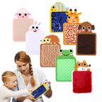 Touch Lends Animal Hair Cognitive Cognition 8 PCS | Kids Sensory Texture Learning Mats