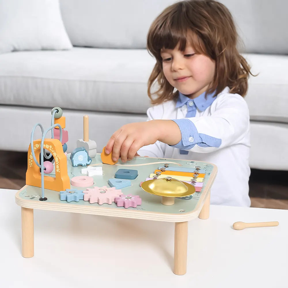 Multi Function Activity Table for Toddlers | Sensory Learning Busy Table 12M+