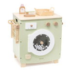 Wooden Washing Machine Set for Kids | Pretend Laundry Role Play Toy Age 3+