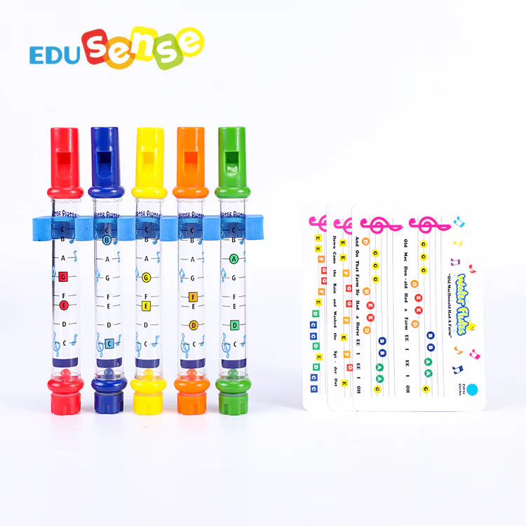 Musical Water Whistle Set 5 Pcs | Bath Time Musical Flute Toy for Kids