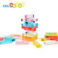 Acrylic Stacking Blocks 36 Pcs | Montessori Sensory Building Toy for Kids