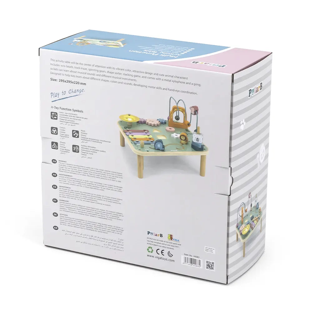 Multi Function Activity Table for Toddlers | Sensory Learning Busy Table 12M+
