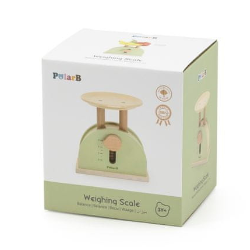 Wooden Scale Toy for Kids | Pretend Play Market Weighing Learning Toy