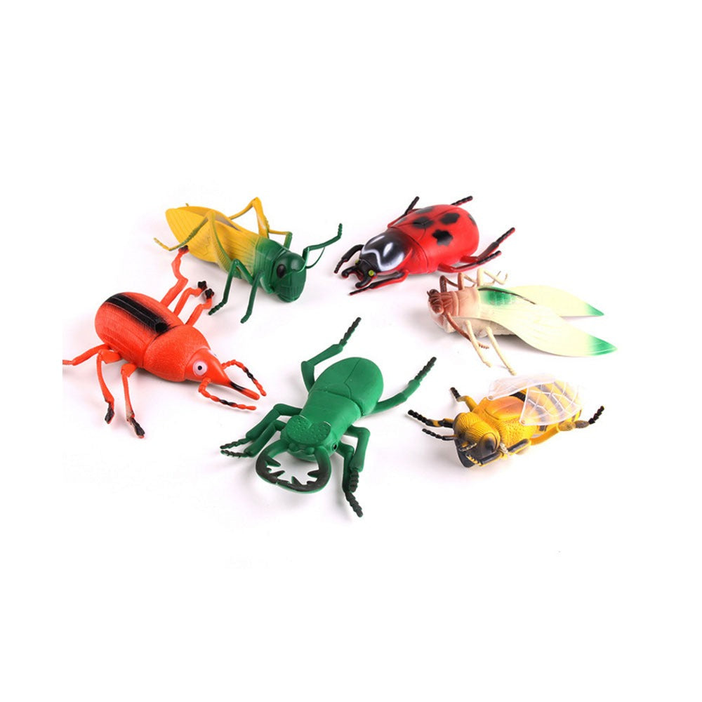 Big Size Realistic Insects Toys Set of 6 | Educational Bug Learning Toys for Kids