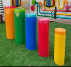Rainbow Sambas Outdoor Drums | Musical Playground Equipment for Kids