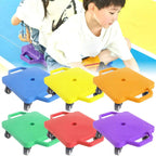Children Scooter Board | Sensory 360° Rotating Wheel Gym Play Board for Kids