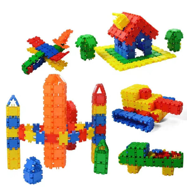110 KITI KITS Building Blocks | Kids Educational Plastic Bricks STEM Construction Toy Set