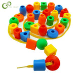 Jumbo Lacing Beads with String & Tote 54 Pcs