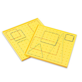Geo Board Set of 4 | Montessori Geometry Learning Toy for Kids 7–11