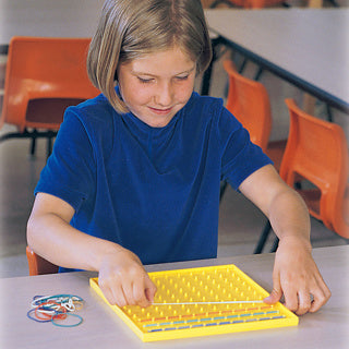 Geo Board Set of 4 | Montessori Geometry Learning Toy for Kids 7–11