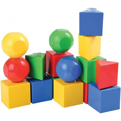 Stick Together Blocks 42 Pcs | Suction Cup Building STEM Toy for Kids